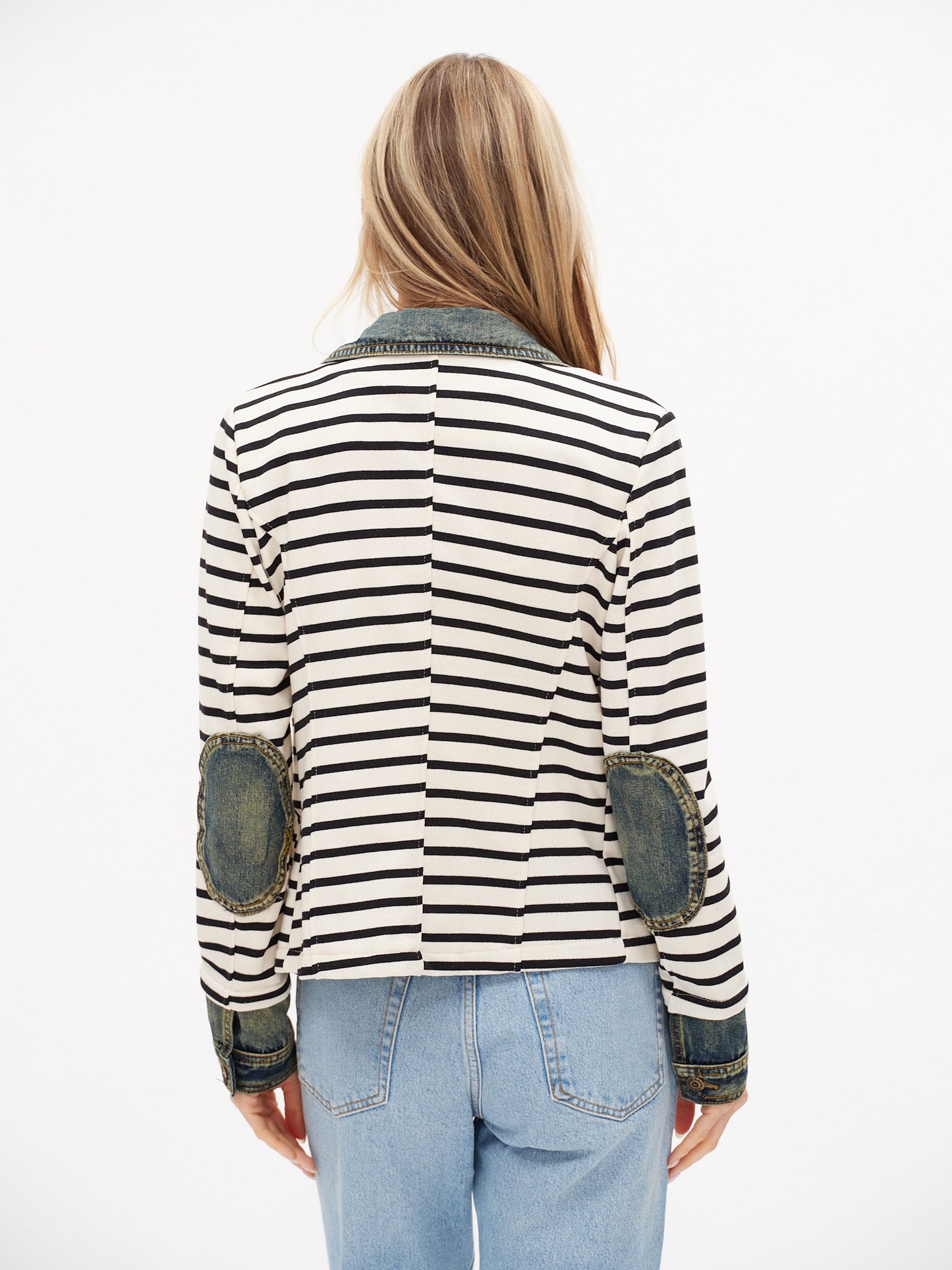clarissa *made in italy* blazer [black stripe]