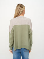 Load image into Gallery viewer, kaelyn sweater [dark green]

