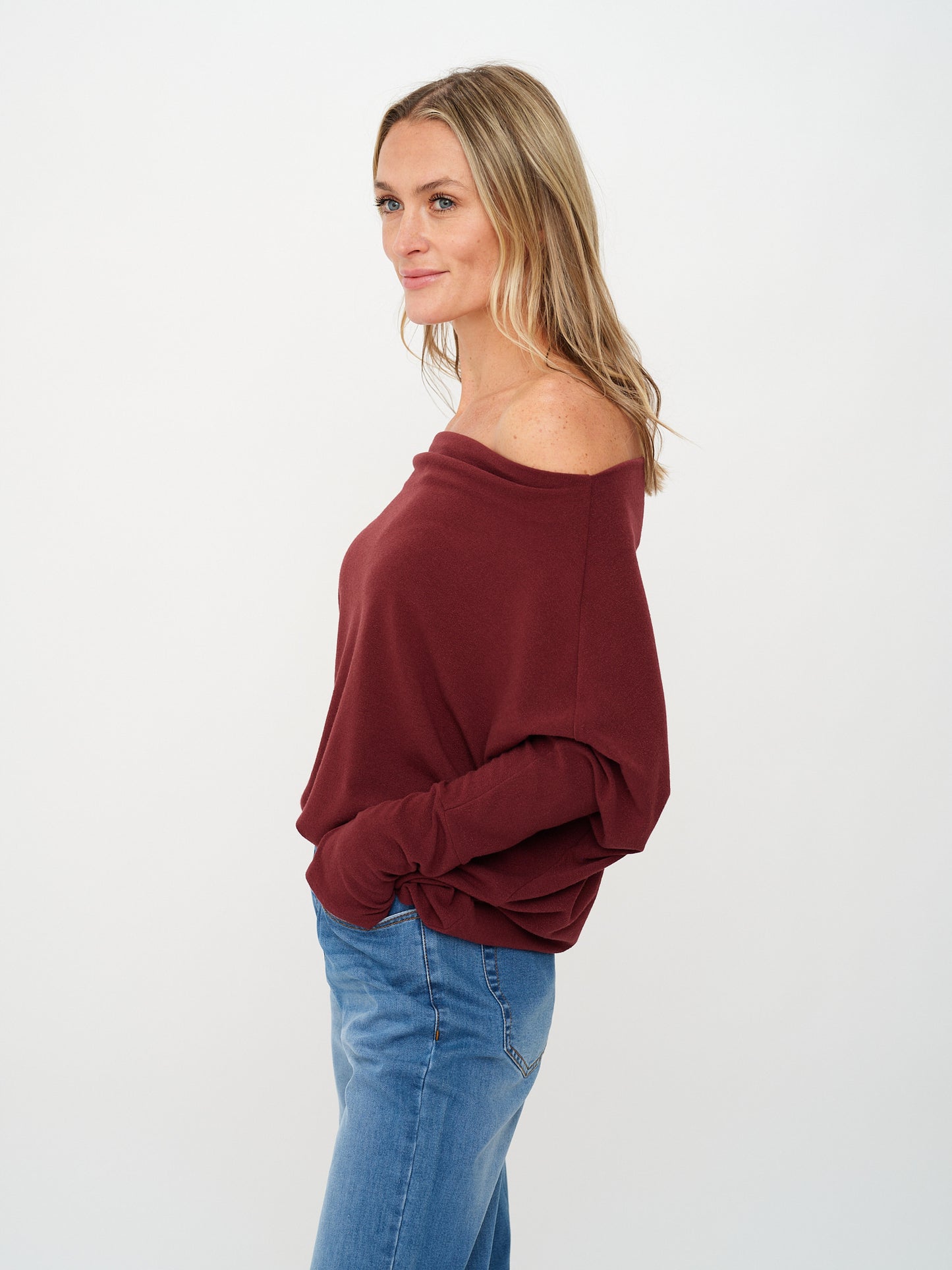 the anywhere top [burgundy]