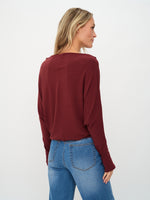 Load image into Gallery viewer, the anywhere top [burgundy]
