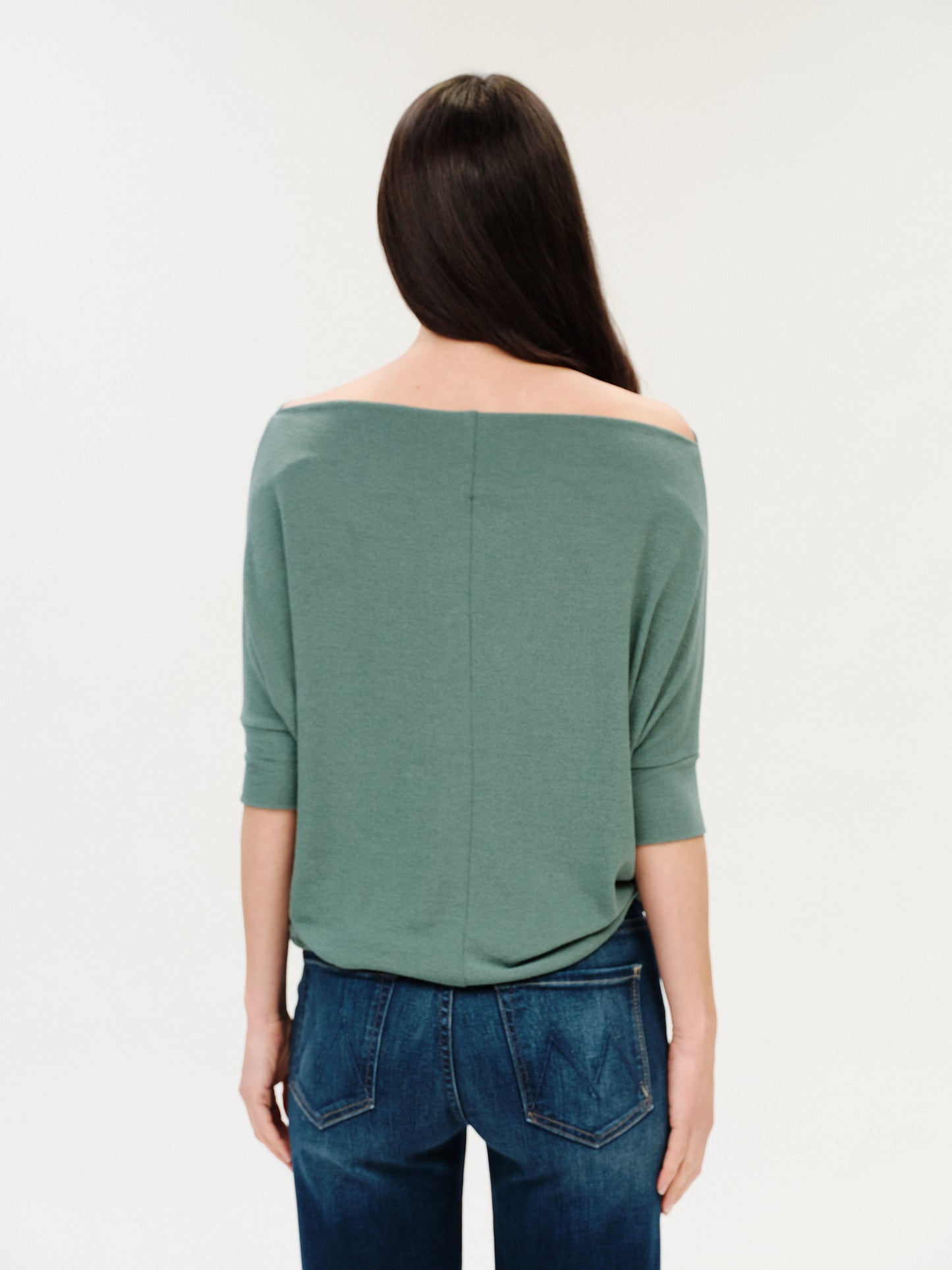 the short sleeve anywhere top [evergreen]