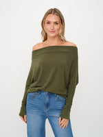 Load image into Gallery viewer, the anywhere top [cedar green]

