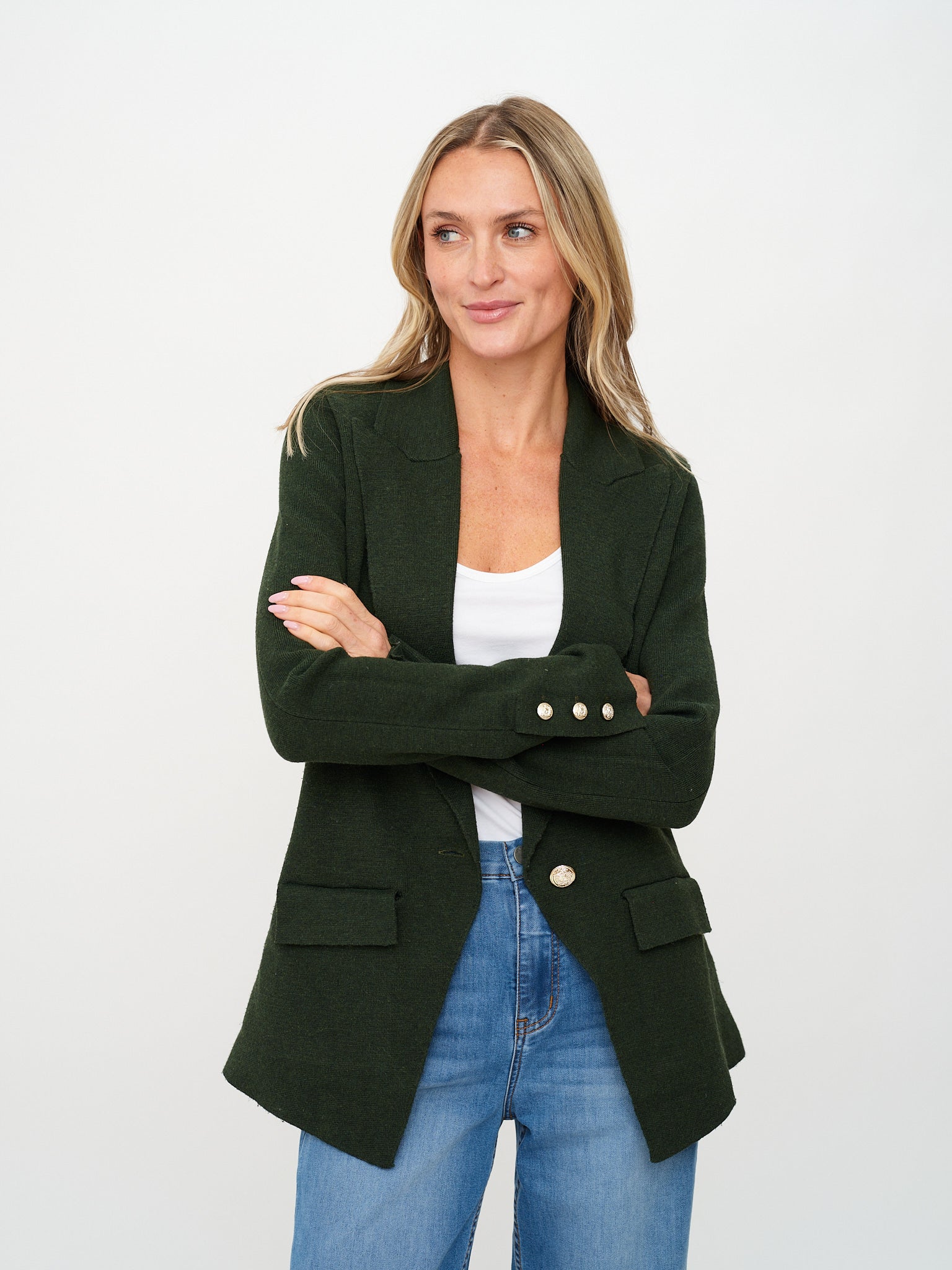 hillary blazer [olive]