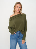 Load image into Gallery viewer, the anywhere top [cedar green]
