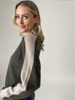 Load image into Gallery viewer, nicole sweater [olive/latte]
