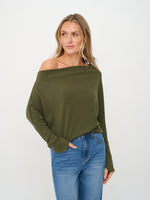 Load image into Gallery viewer, the anywhere top [cedar green]
