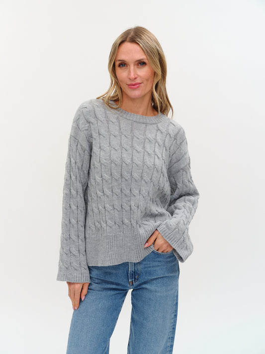 willow sweater [heather grey]