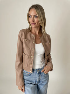 blair blazer [dark nude]