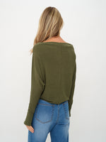 Load image into Gallery viewer, the anywhere top [cedar green]
