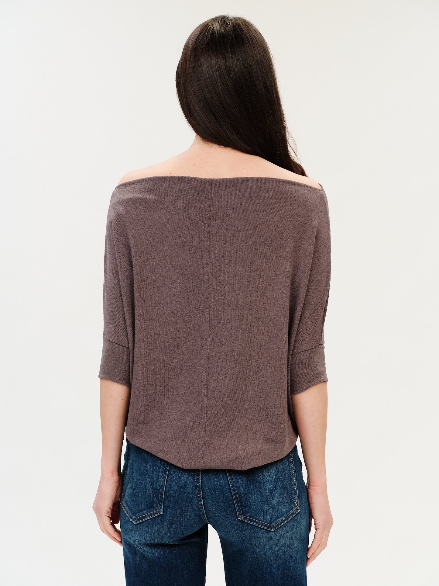 the short sleeve anywhere top [eggplant]