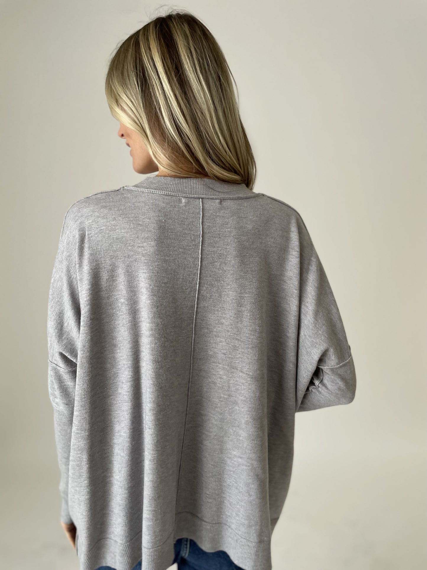 devon sweater [heather grey]