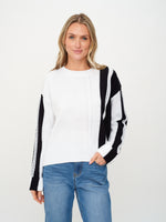 Load image into Gallery viewer, ruby sweater [black and white]
