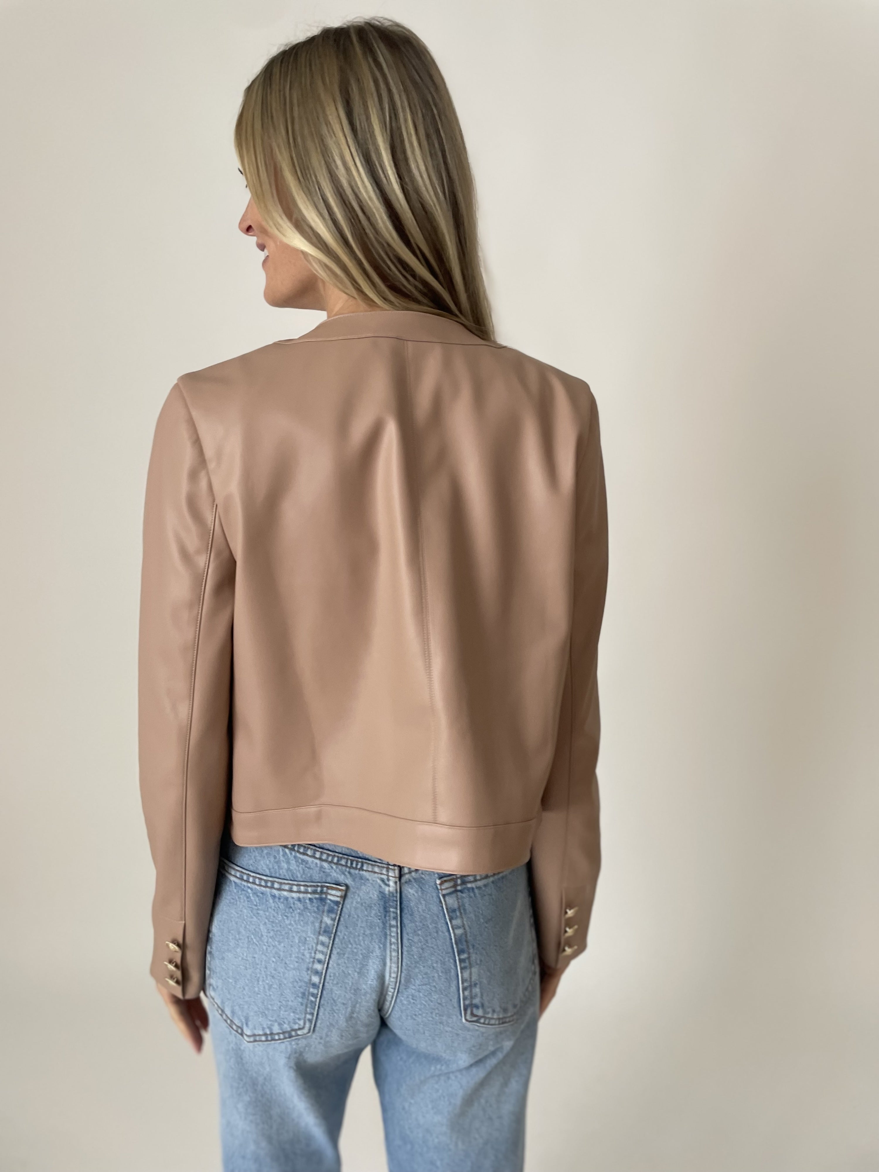 blair blazer [dark nude]