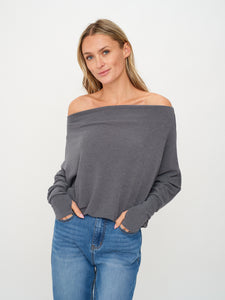 the anywhere top [woodland grey]