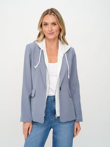 drew blazer [denim blue]