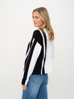 Load image into Gallery viewer, ruby sweater [black and white]
