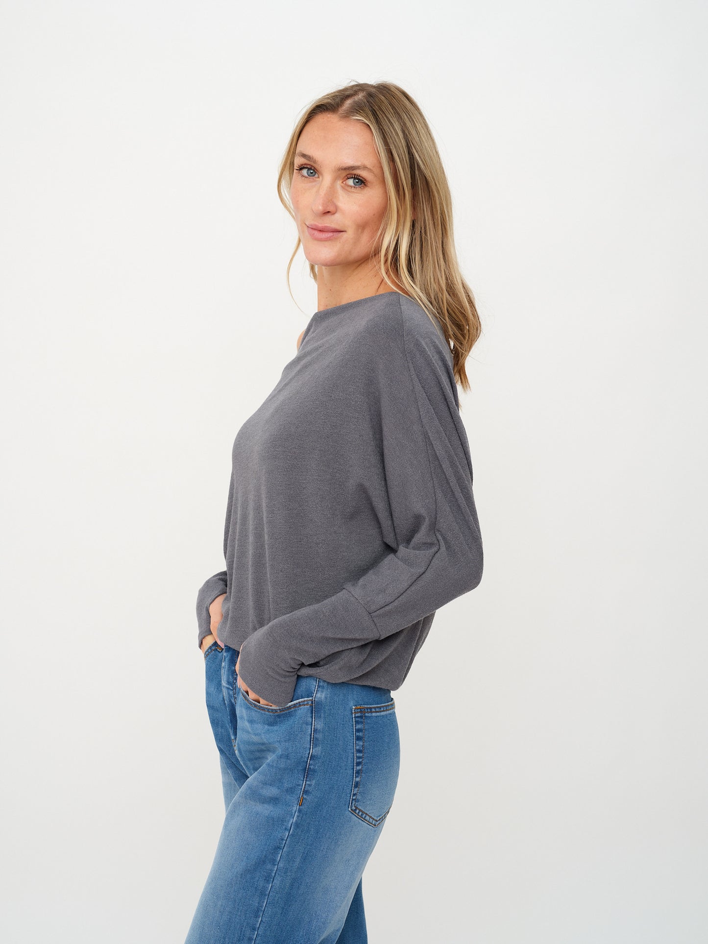 the anywhere top [woodland grey]