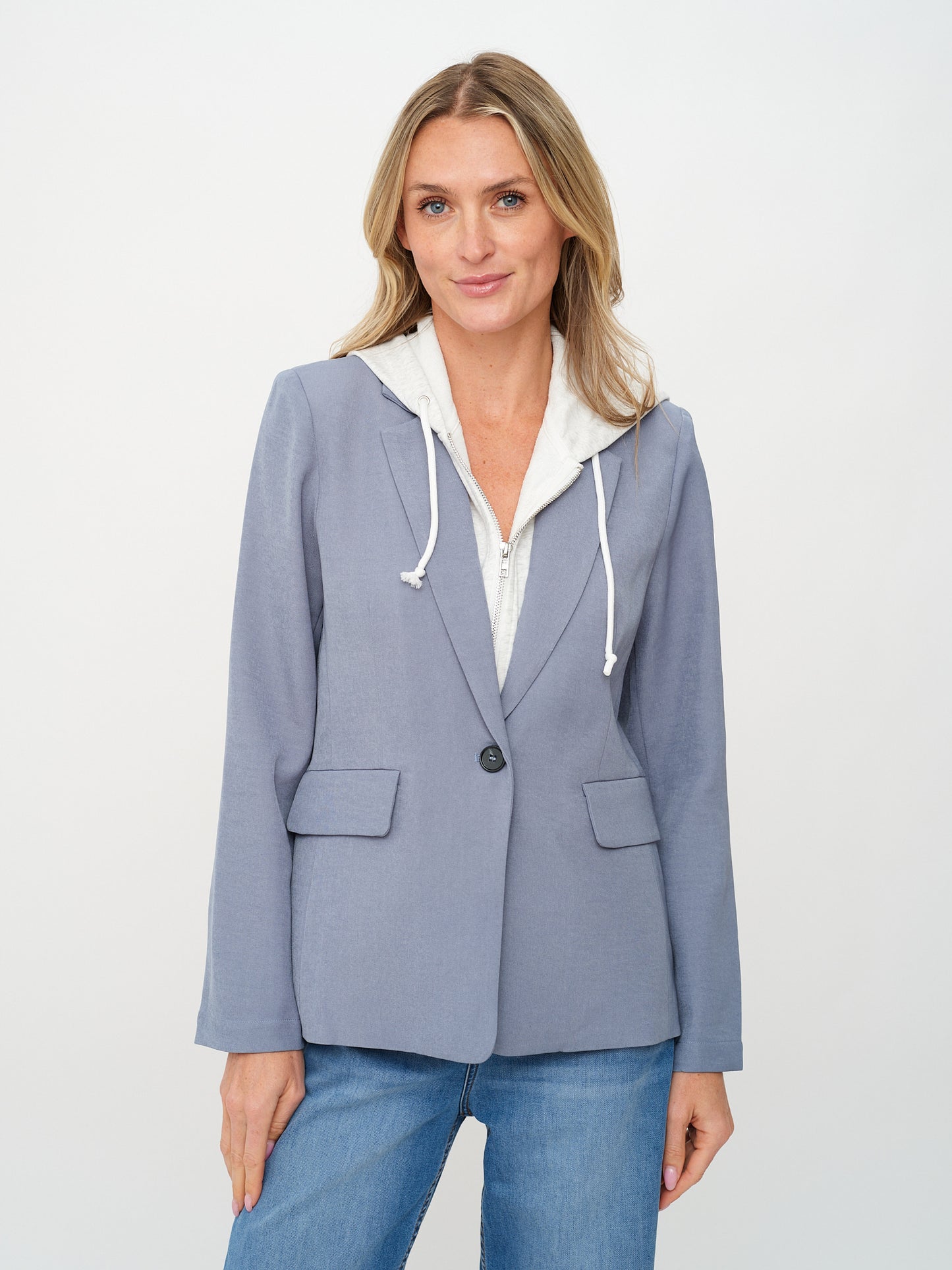 drew blazer [denim blue]