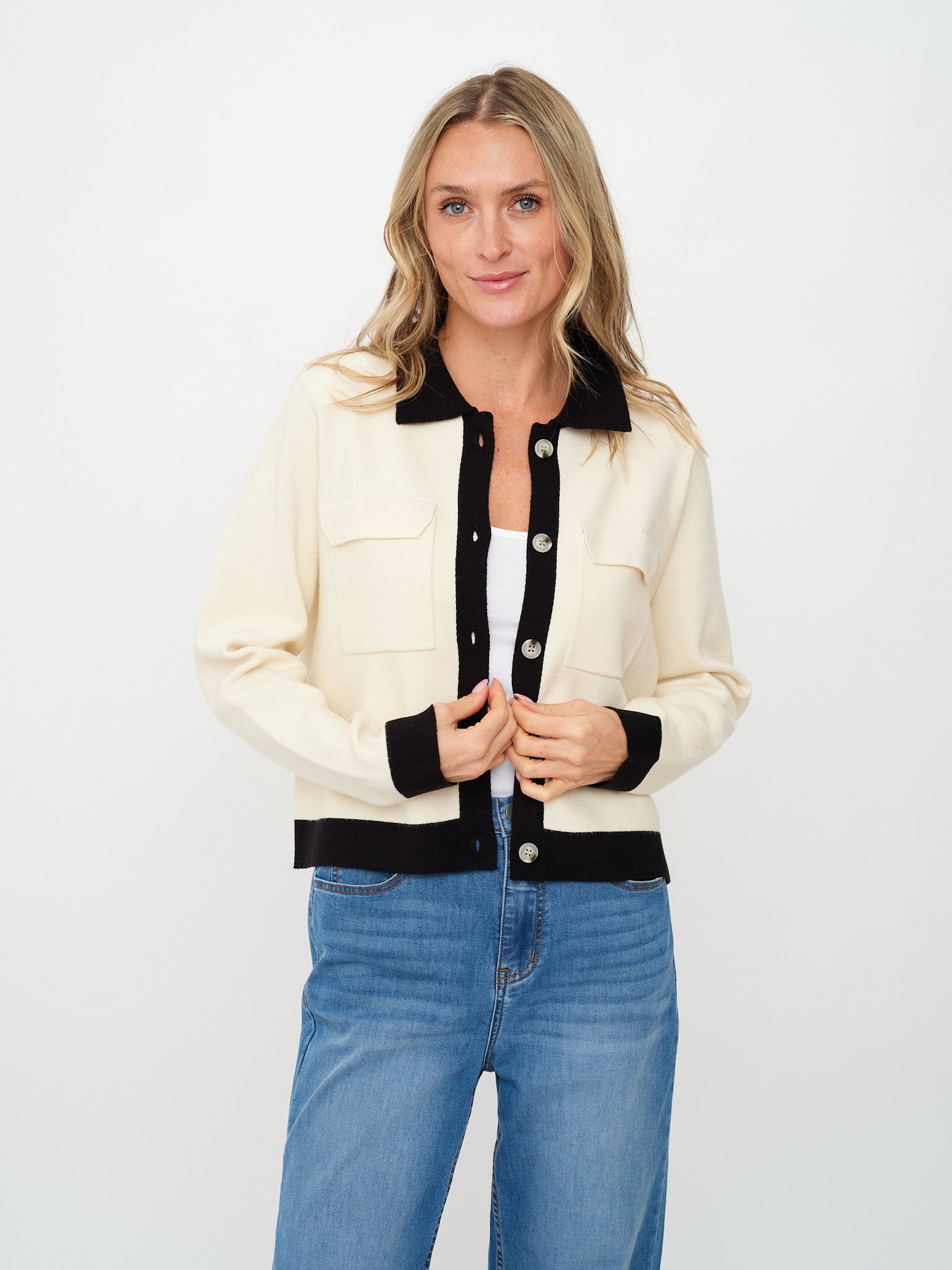 fallon cardigan [ivory]