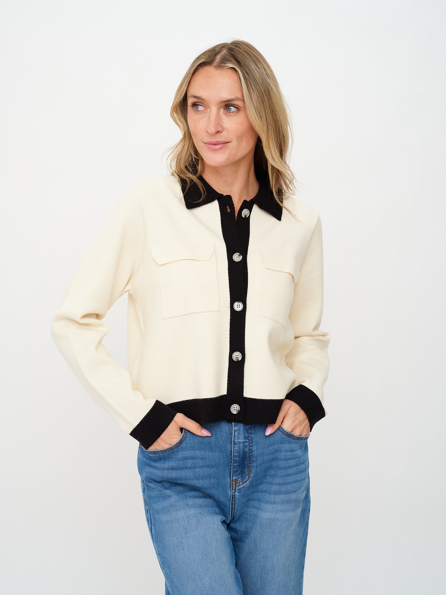fallon cardigan [ivory]
