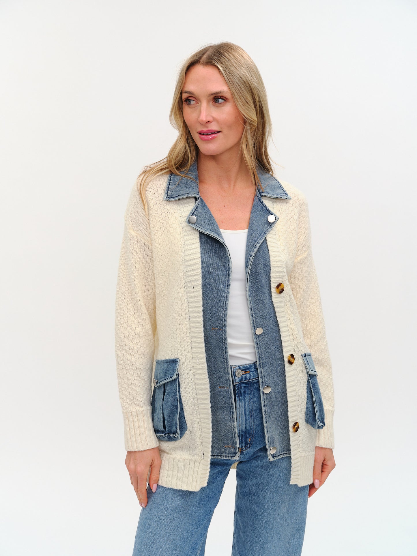 rachel cardigan [ivory]