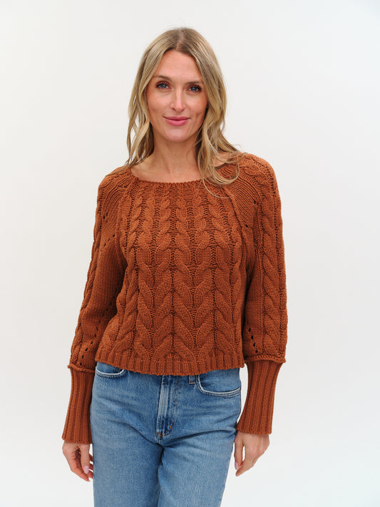 alexa sweater [rust]