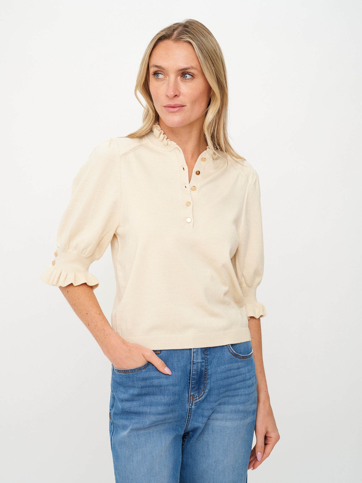 daphne top [taupe]