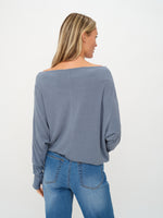 Load image into Gallery viewer, the anywhere top [stormy blue]
