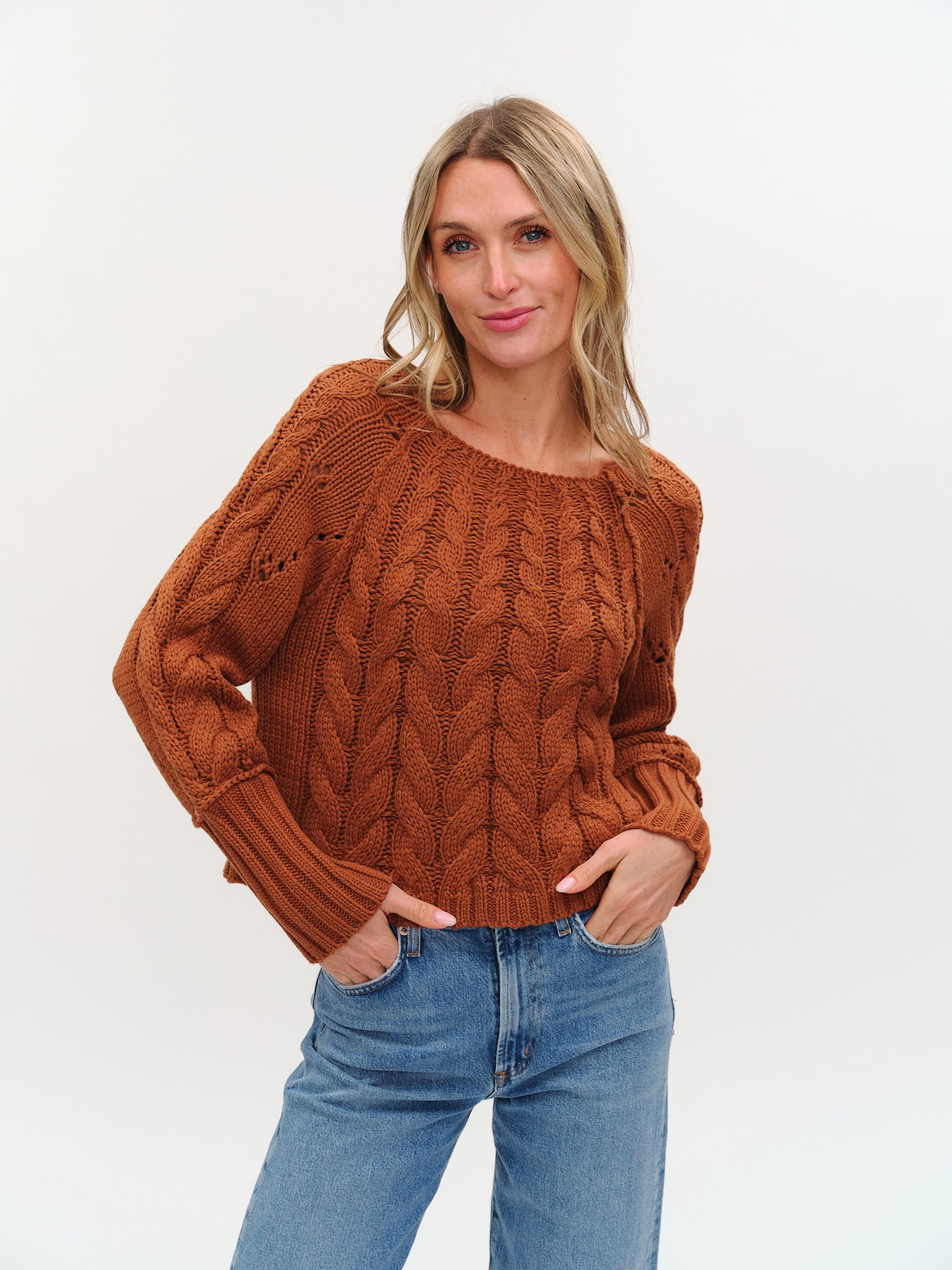 alexa sweater [rust]