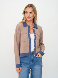 fallon cardigan [latte]