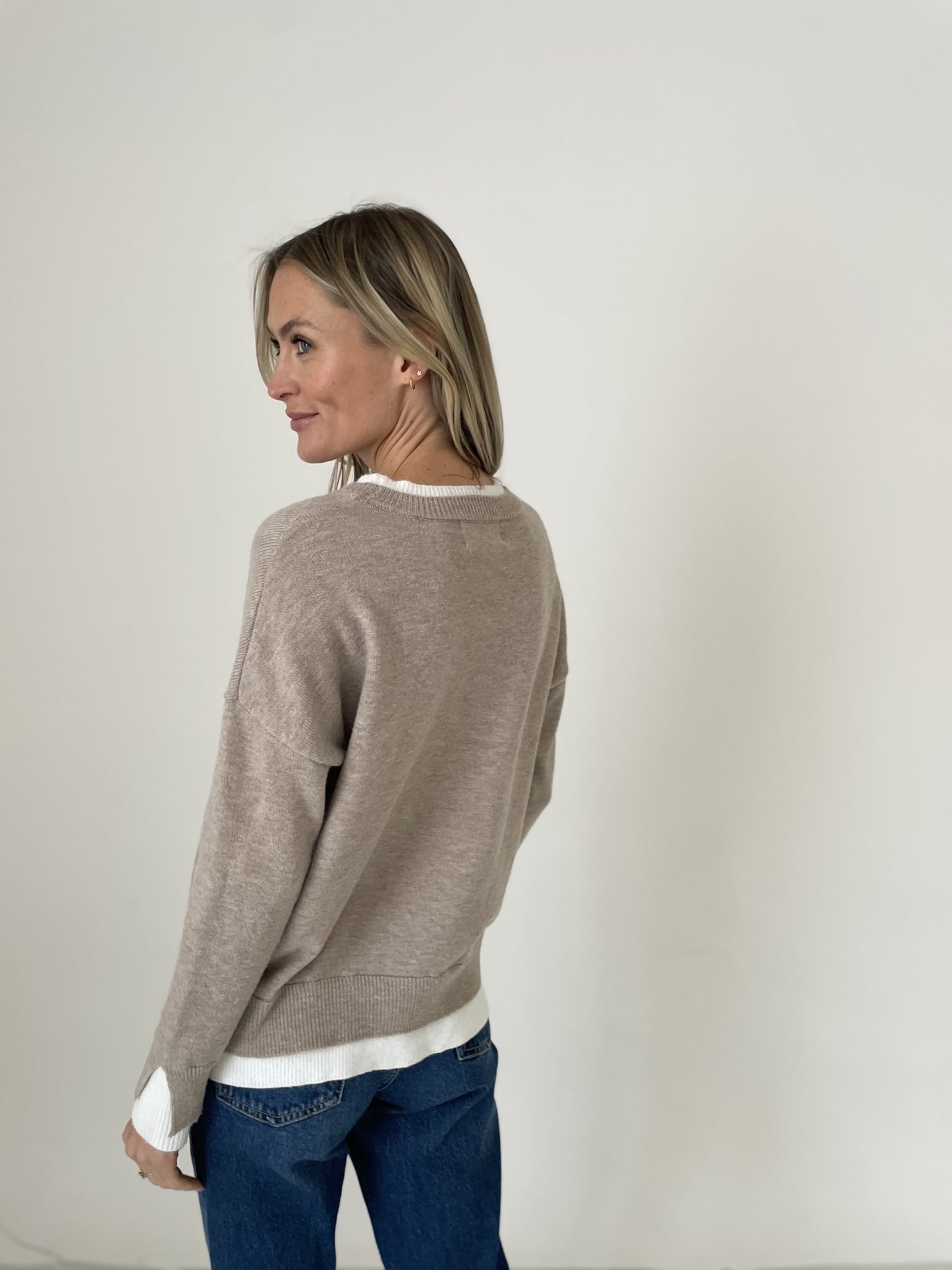 ashlin sweater [latte]