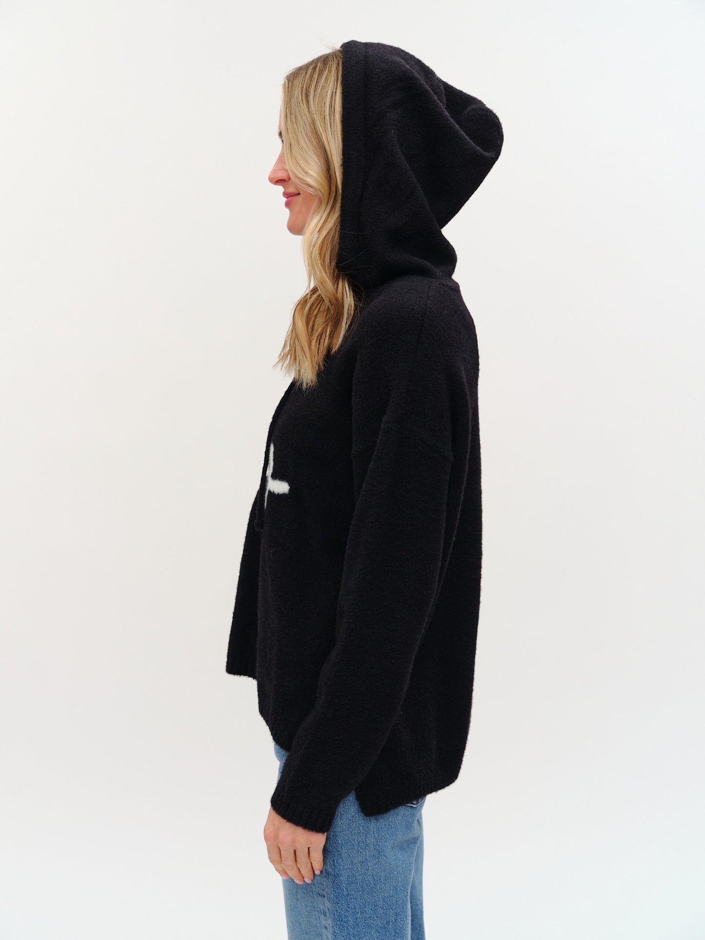 boo hoodie [black]