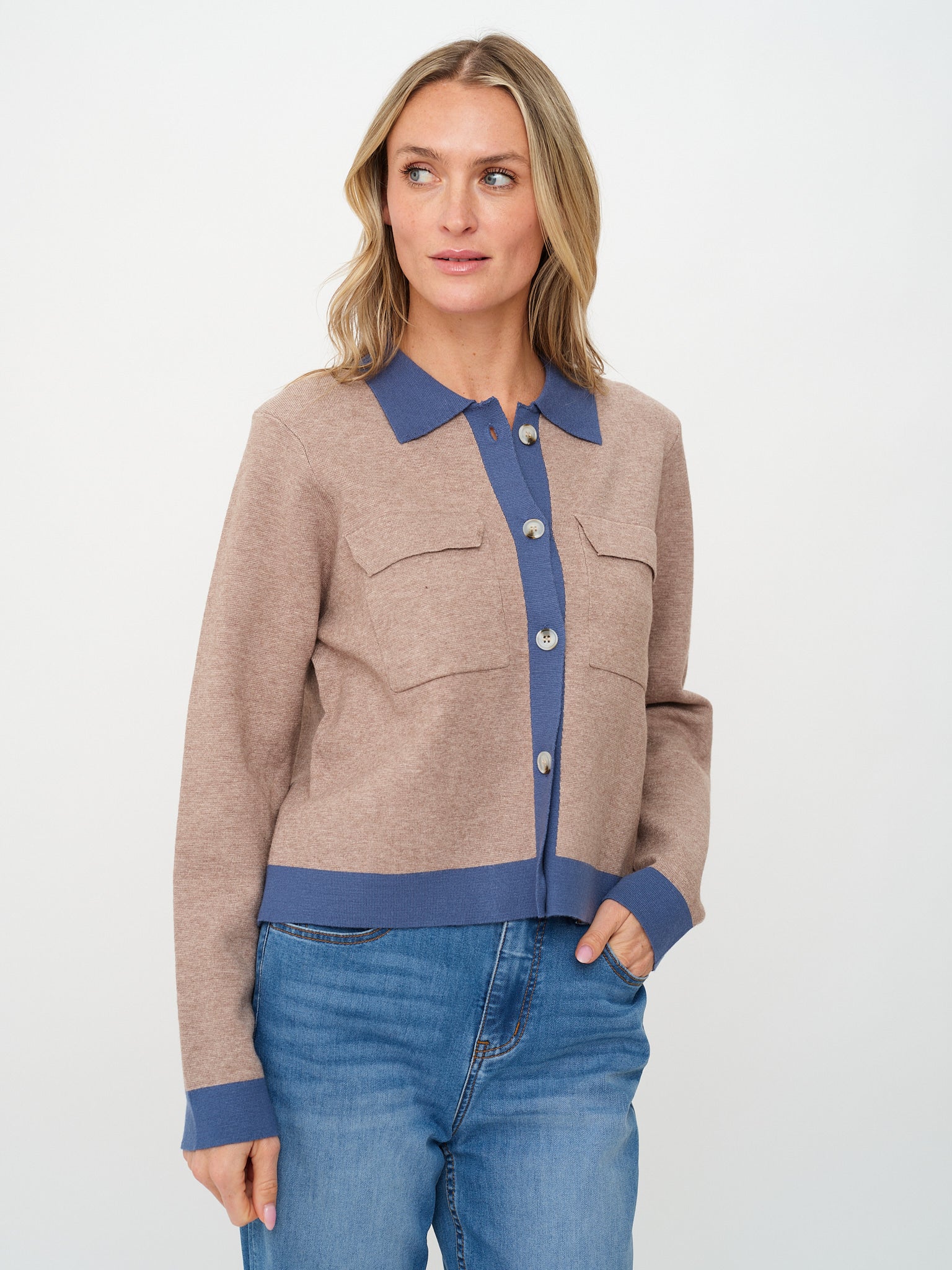 fallon cardigan [latte]