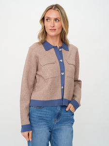 fallon cardigan [latte]