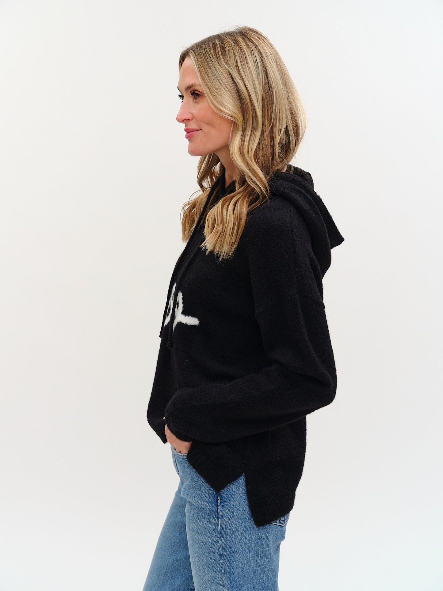 boo hoodie [black]