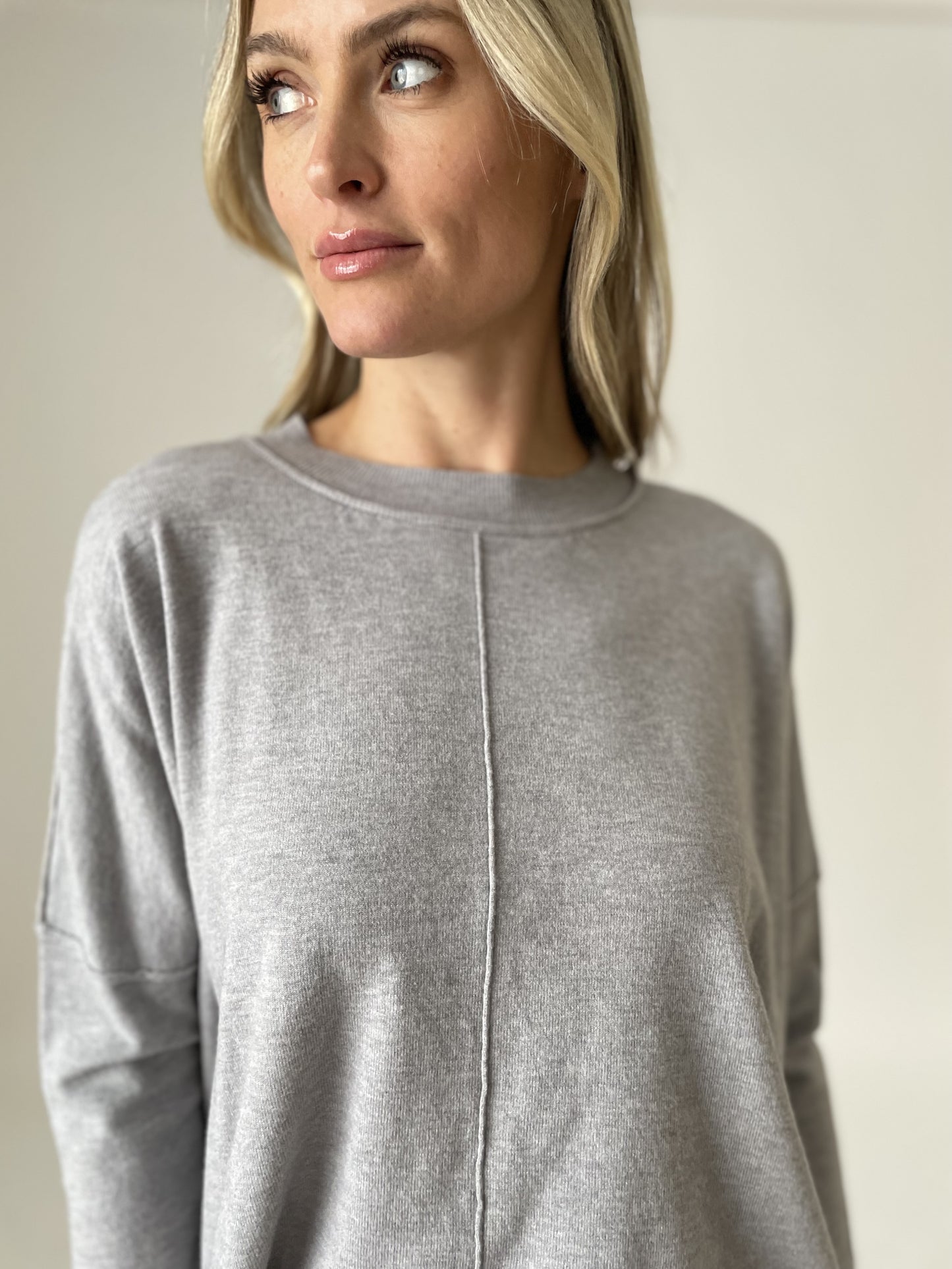 devon sweater [heather grey]
