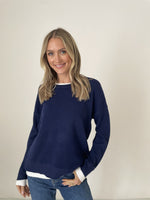 Load image into Gallery viewer, ashlin sweater [navy]
