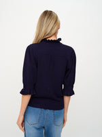 Load image into Gallery viewer, daphne top [navy]
