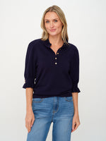 Load image into Gallery viewer, daphne top [navy]
