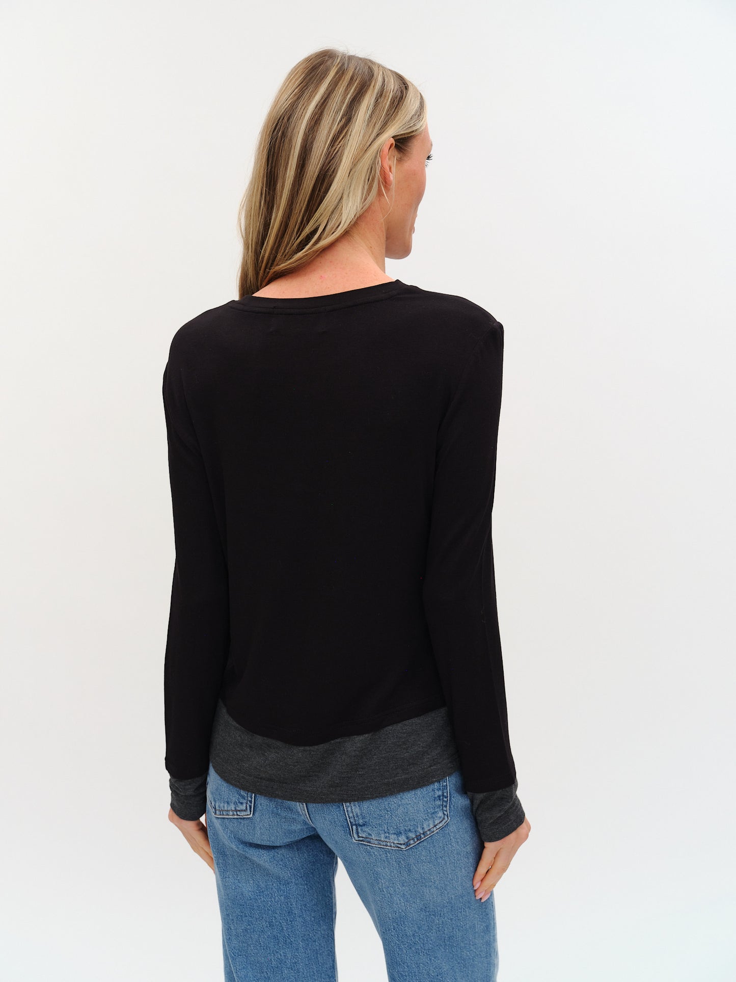 izzy top [black/charcoal]