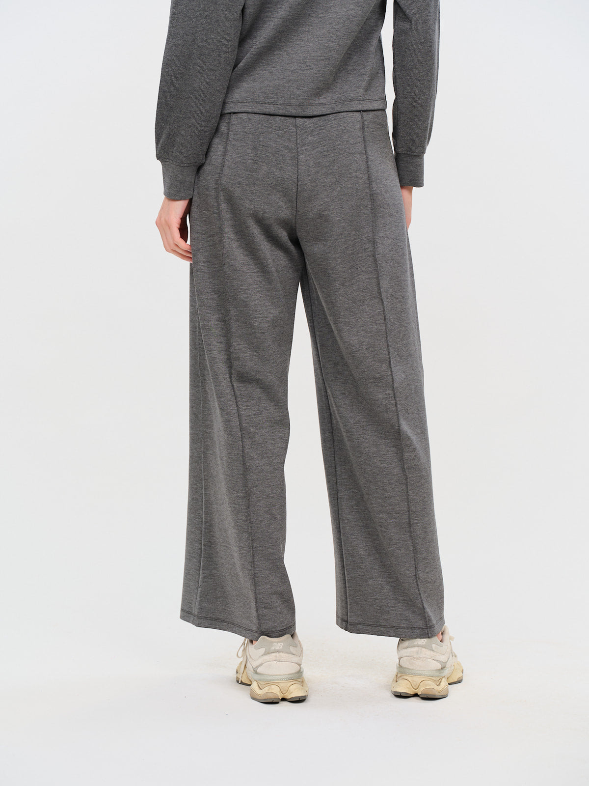 scuba wide leg pant [charcoal]