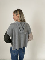 Load image into Gallery viewer, demi color block hoodie [latte/olive]
