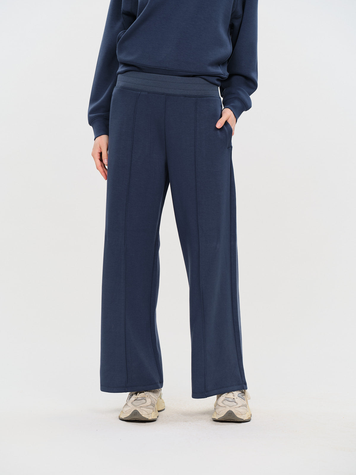 scuba wide leg pant [navy]