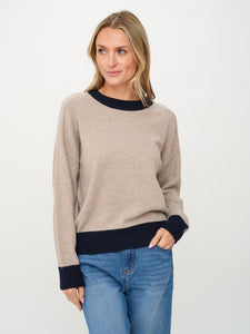 dylan crew neck [latte]