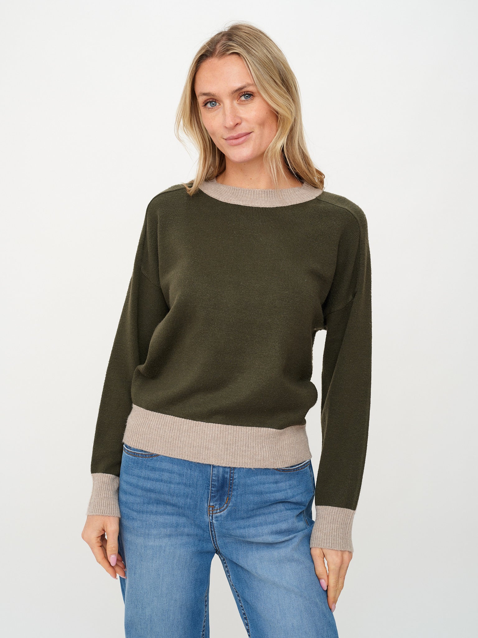 dylan crew neck [olive]