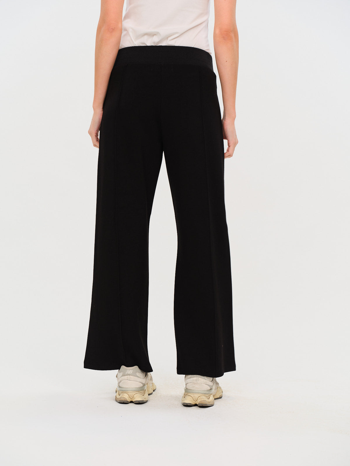 scuba wide leg pant [black]
