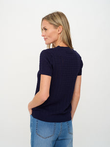 natasha top [navy]