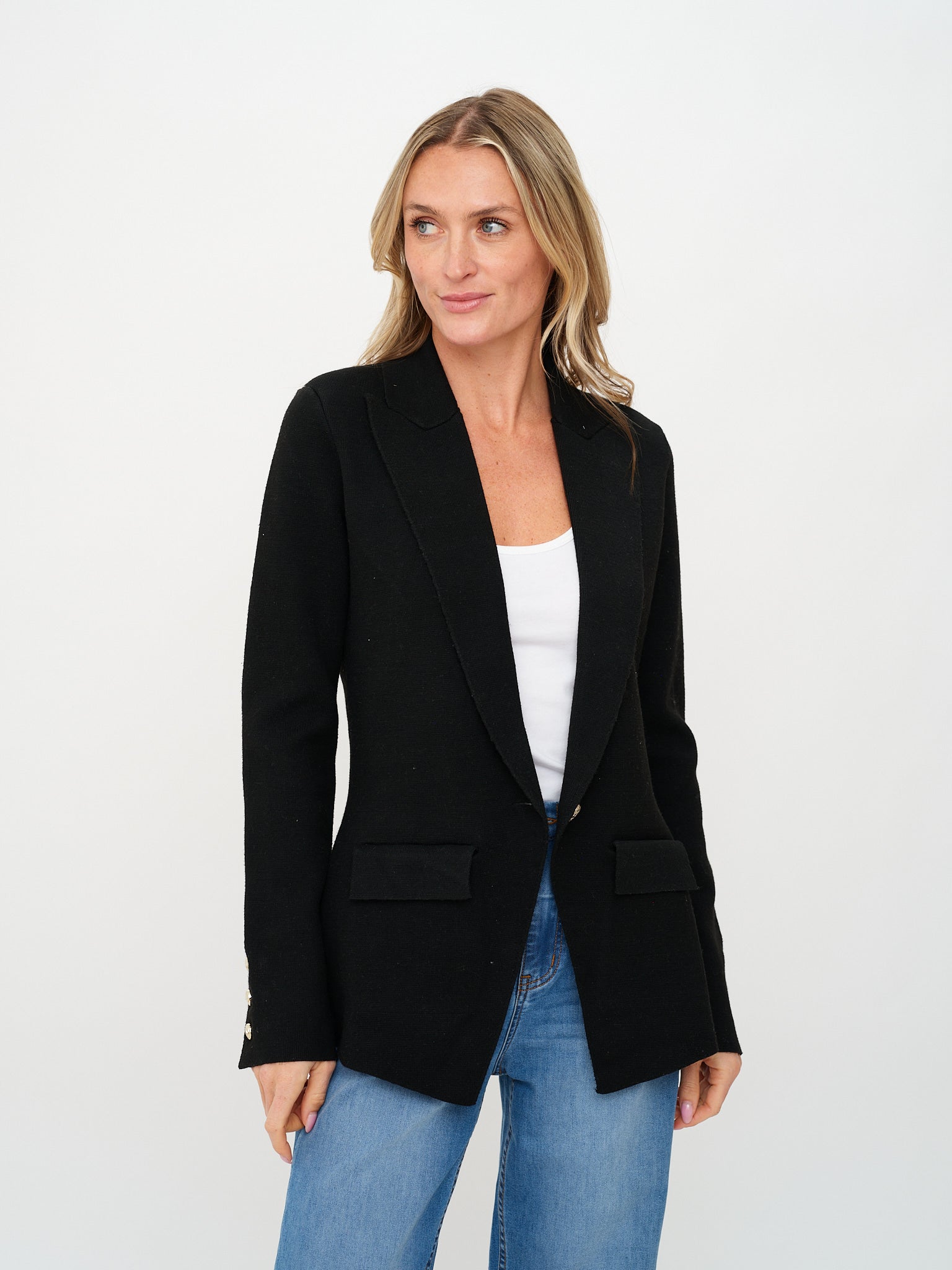 hillary blazer [black]