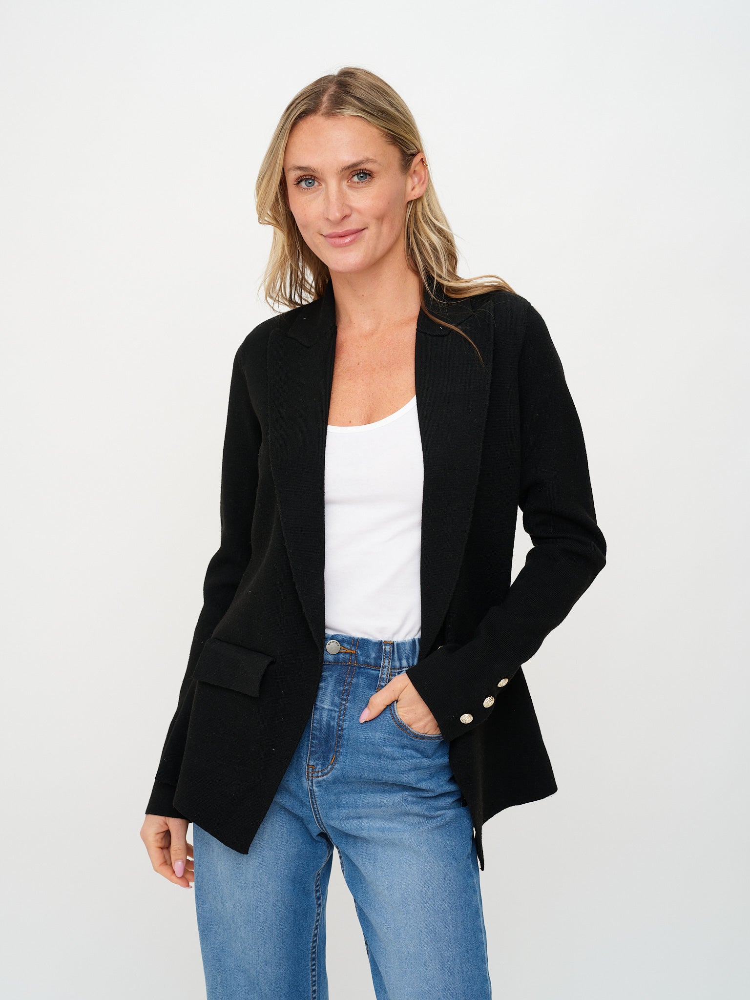 hillary blazer [black]