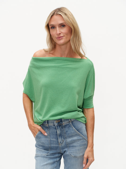 the short sleeve anywhere top [kelly green]